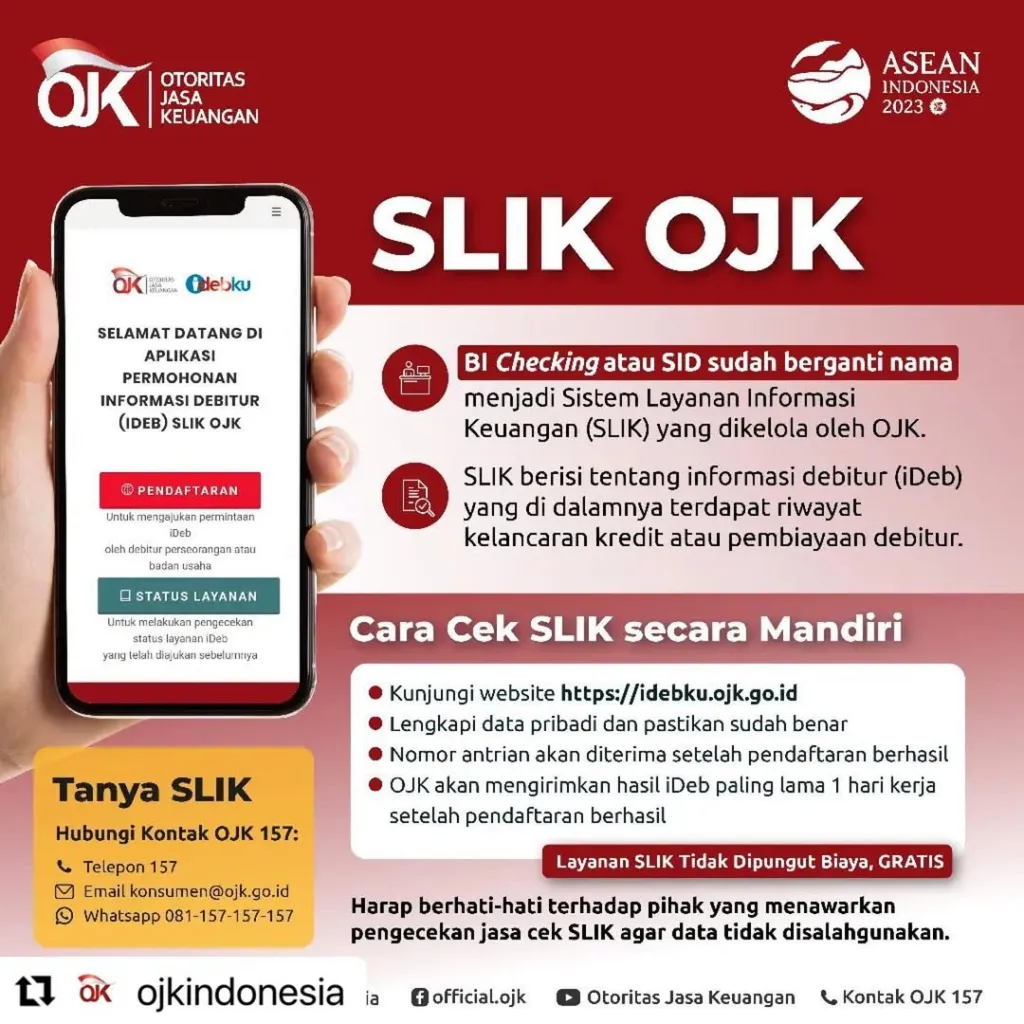 Cara Mengecek SLIK OJK