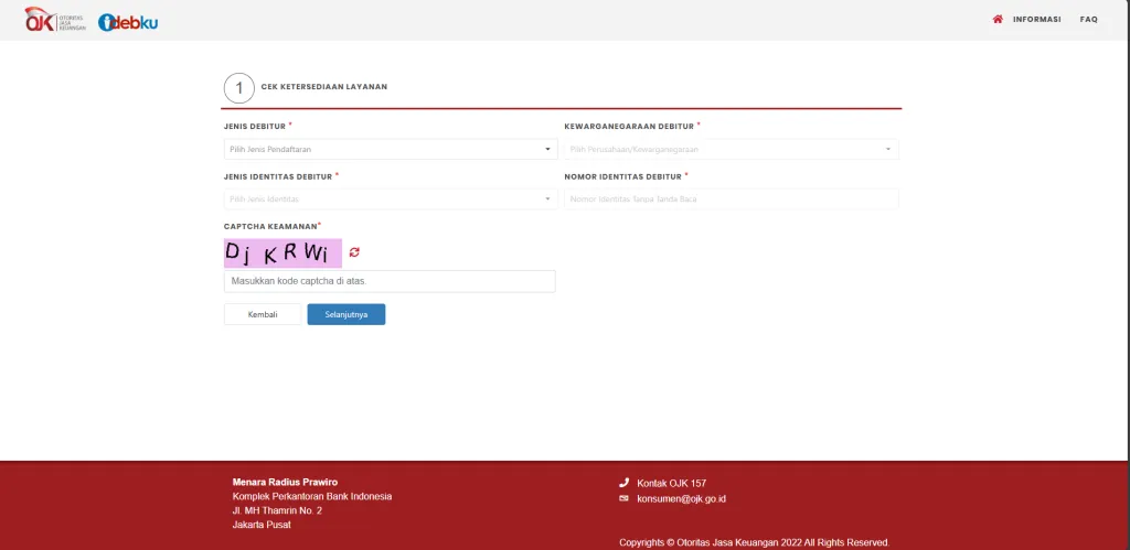 Cara Mengecek SLIK Online