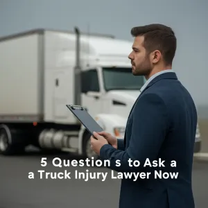 5 Questions to Ask a Truck Injury Lawyer Now