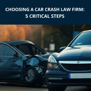 Choosing a Car Crash Law Firm: 5 Critical Steps