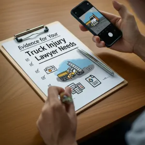 Evidence Your Truck Injury Lawyer Needs From You