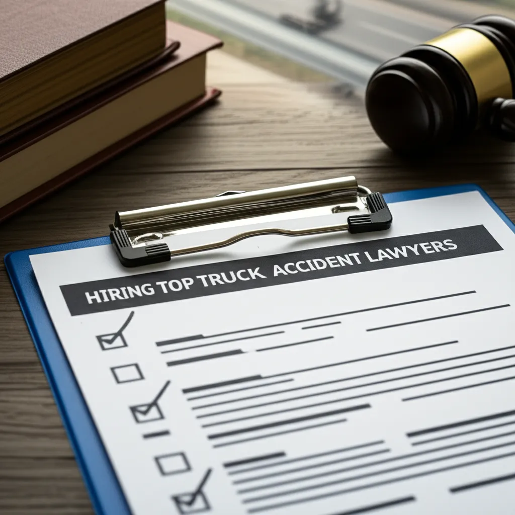 Hiring Top Truck Accident Lawyers: Checklist
