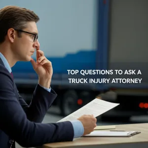 Top Questions to Ask a Truck Injury Attorney