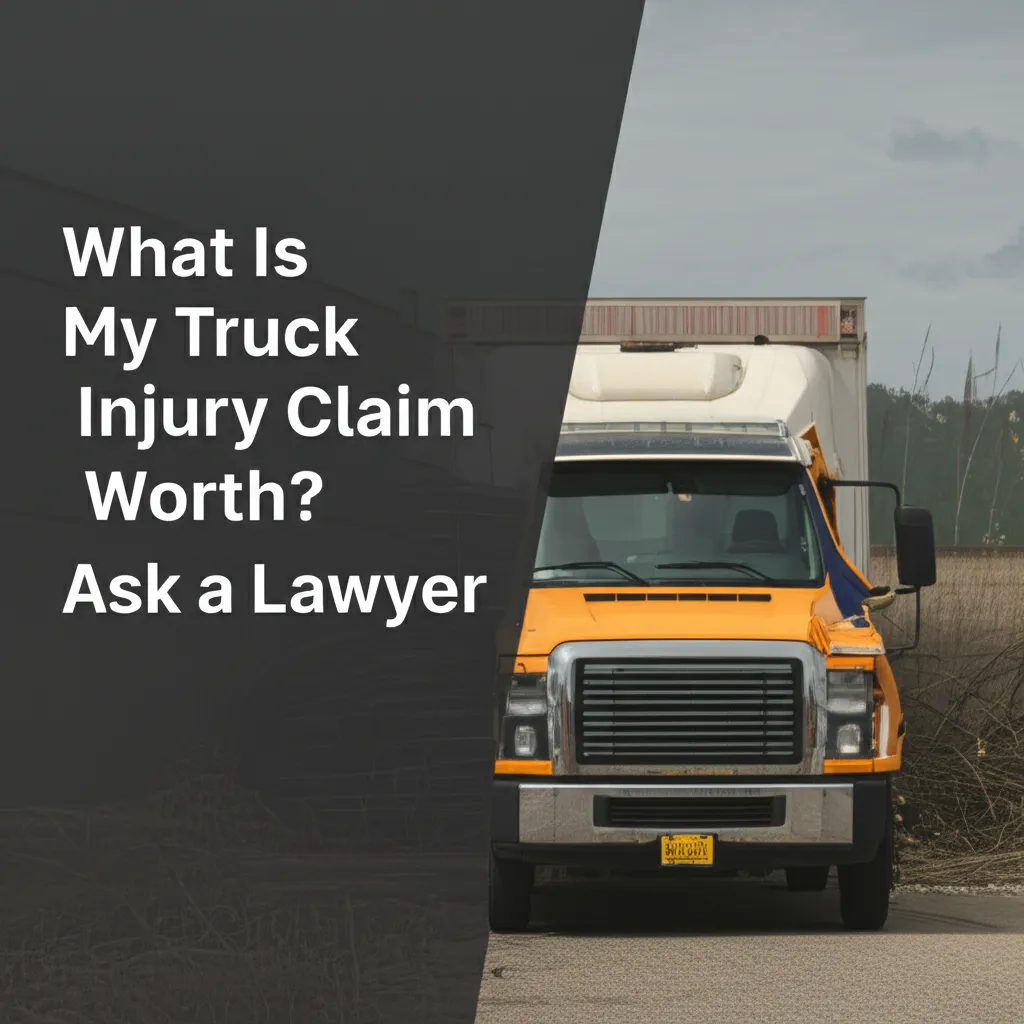 What Is My Truck Injury Claim Worth? Ask a Lawyer
