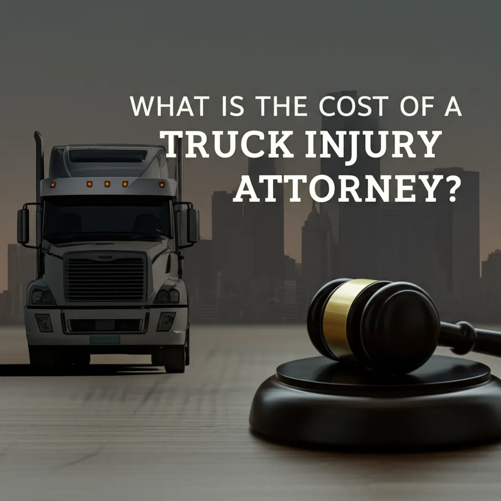 What Is the Cost of a Truck Injury Attorney?
