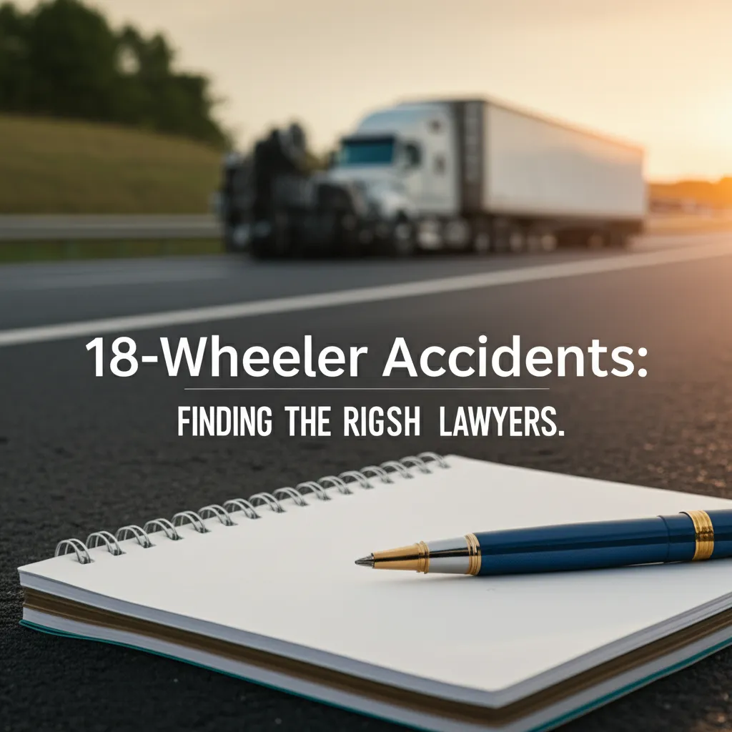 18-Wheeler Accidents: Finding the Right Crash Lawyers
