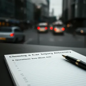 Choosing a Car Injury Attorney: 5 Questions You Must Ask