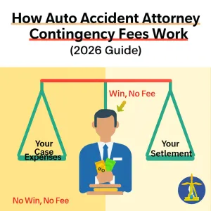 How Auto Accident Attorney Contingency Fees Work (2026 Guide)