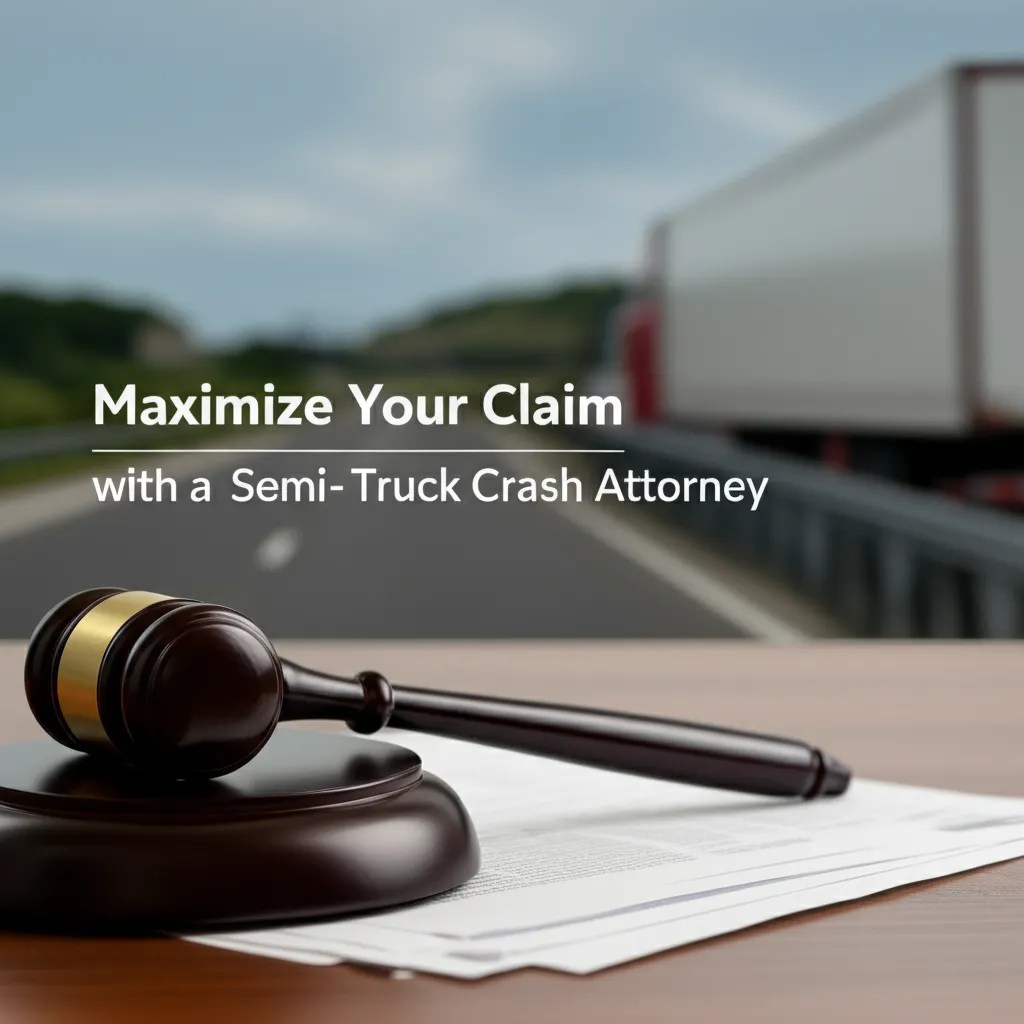 Maximizing Your Claim with a Semi-Truck Crash Attorney