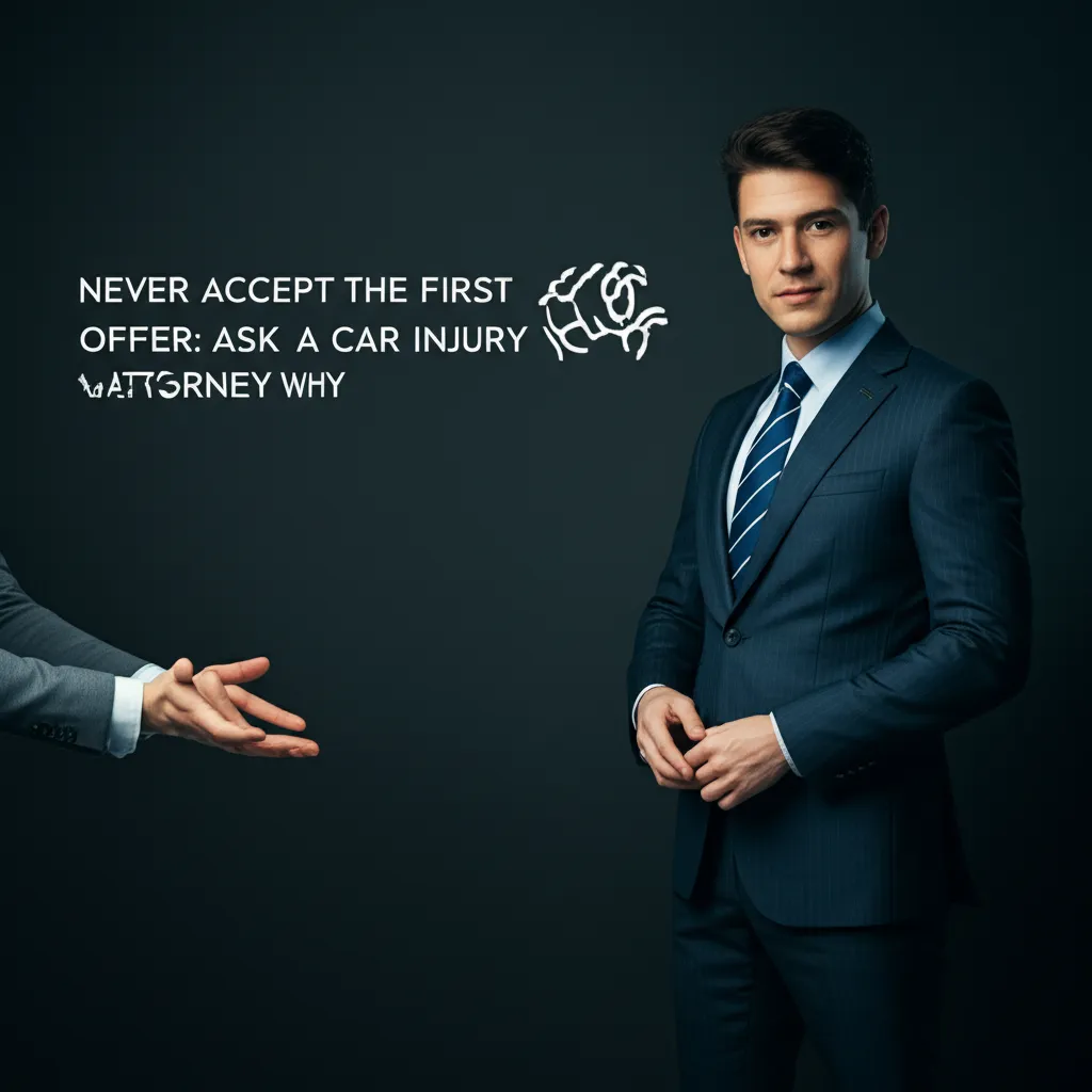 Never Accept the First Offer: Ask a Car Injury Attorney Why