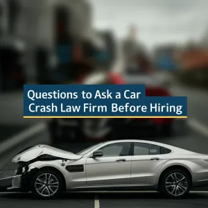 Questions to Ask a Car Crash Law Firm Before Hiring