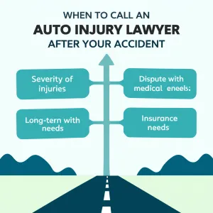When to Call an Auto Injury Lawyer After Your Accident