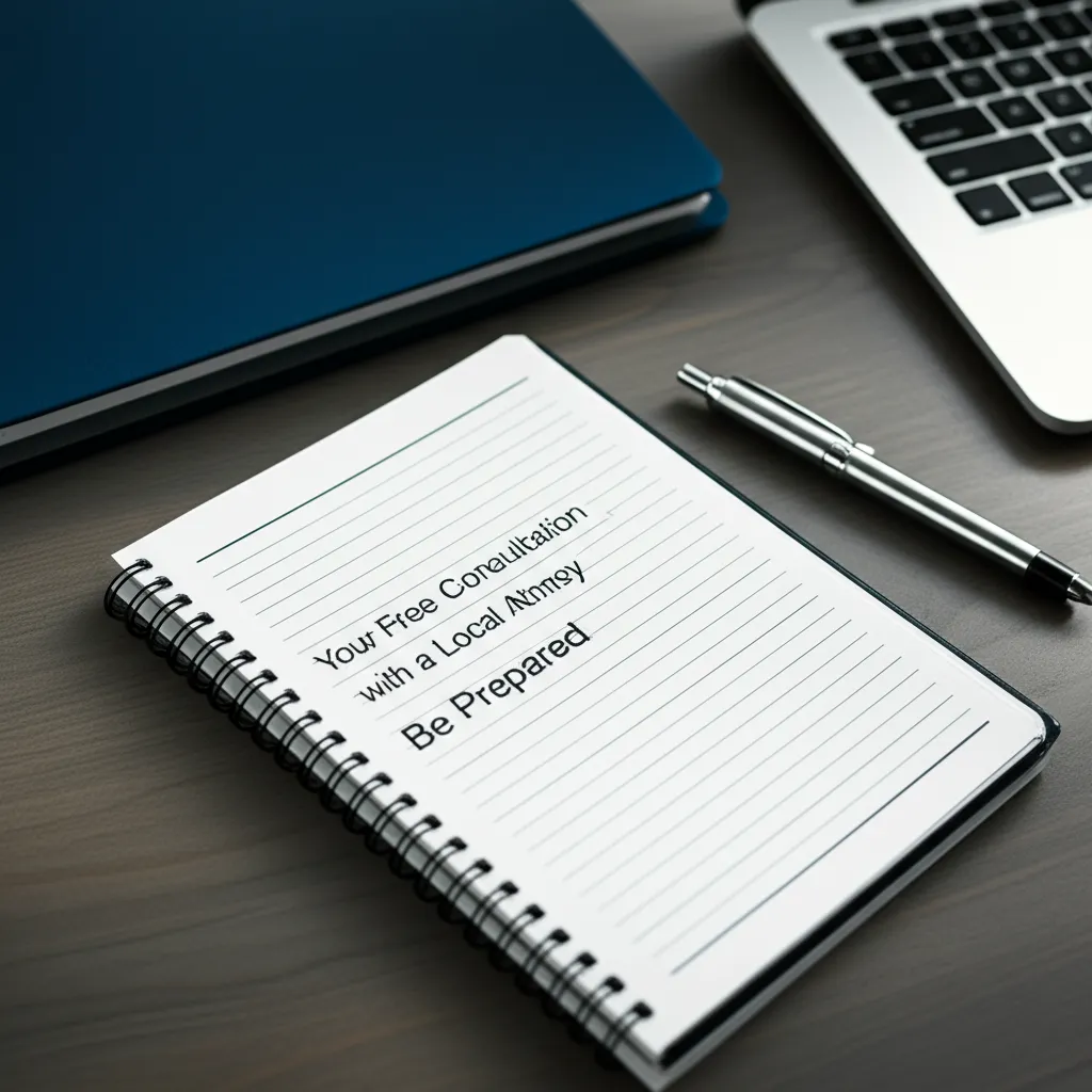 Your Free Consultation with a Local Attorney: Be Prepared