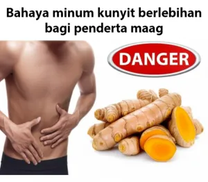 bahaya minum kunyit berlebihan bagi penderita maag