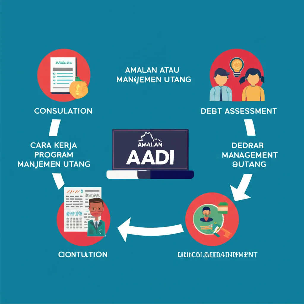 cara kerja program manajemen utang Amalan atau AADI