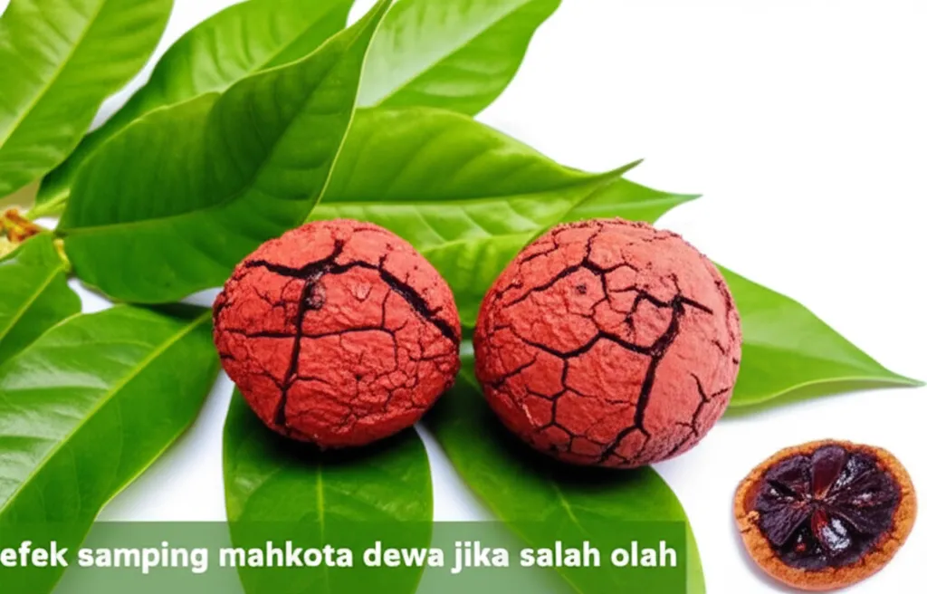 efek samping mahkota dewa jika salah olah