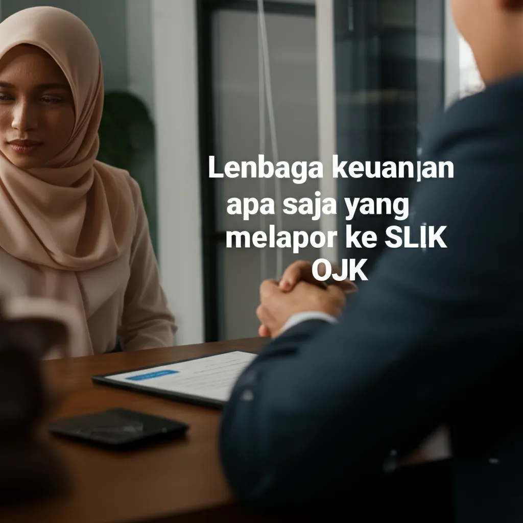 lembaga keuangan apa saja yang melapor ke SLIK OJK
