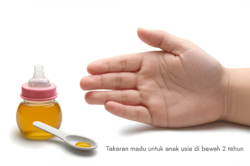 takaran madu untuk anak usia di bawah 2 tahun